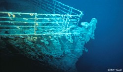 la proue du "Titanic"